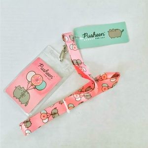 Culture Fly Pusheen The Cat ID Badge Card Holder Strap Lanyard